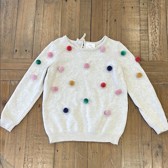 Hanna andersson Colorful Pom-Pom Sweater - Picture 1 of 6